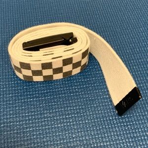 Checkered skater Vans belt